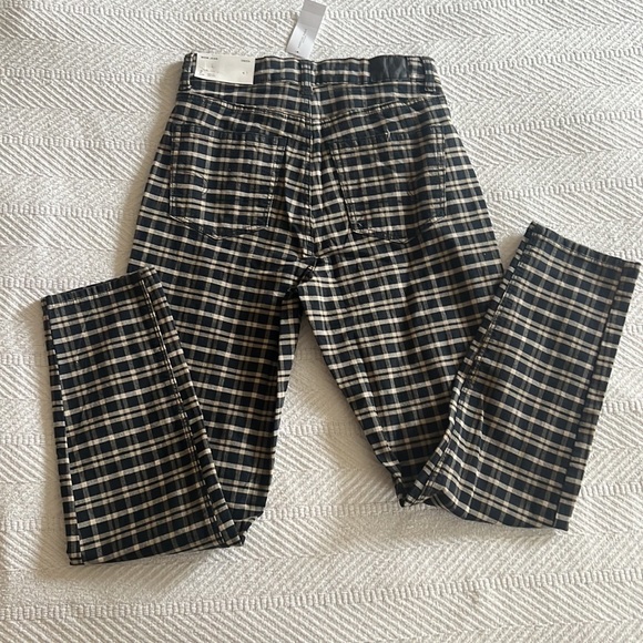 American Eagle Outfitters Women’s Plaid Jeans - Picture 3 of 7